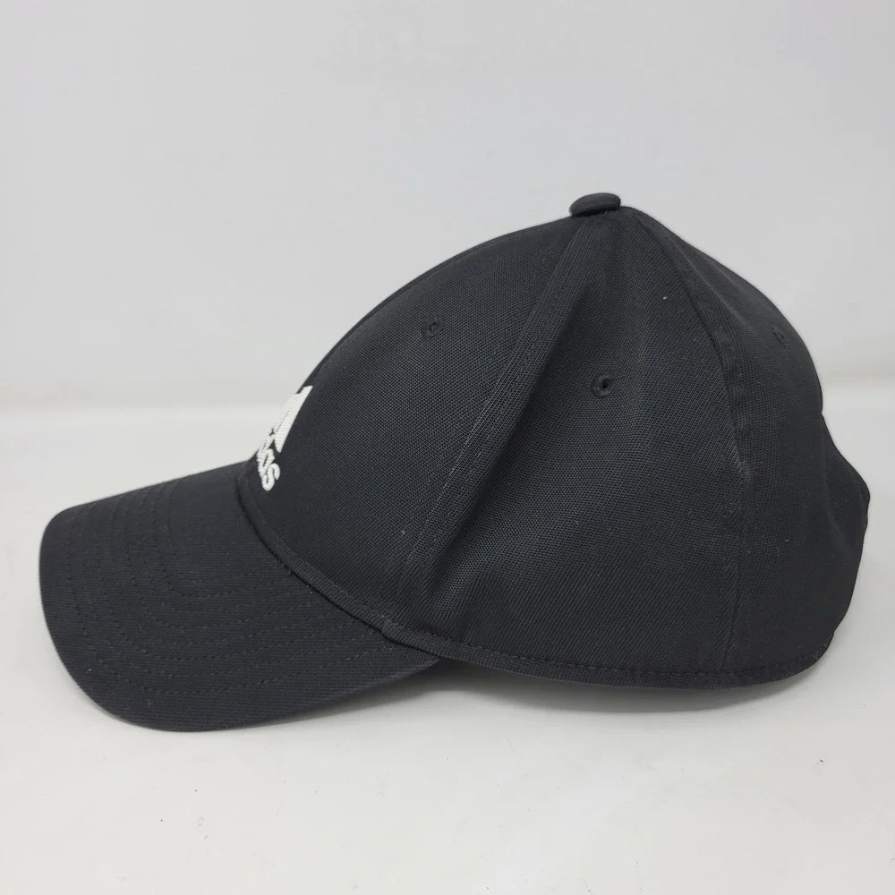 Adidas Aeroready Black Adjustable Baseball Hat Embroidered‎ Logo RN 90288